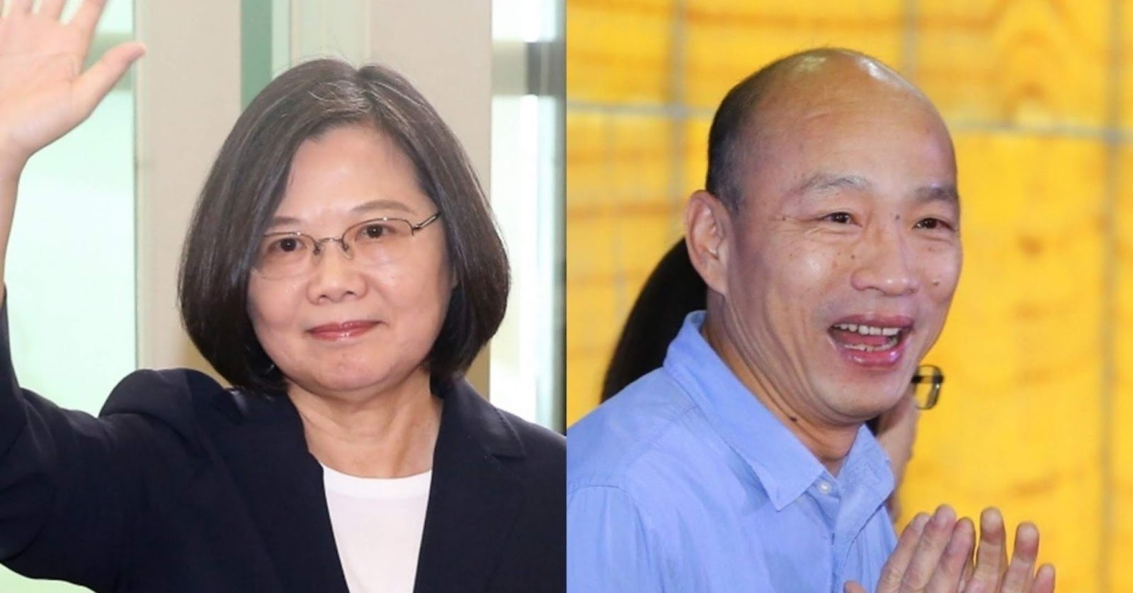 兩位政治人物的照片並排